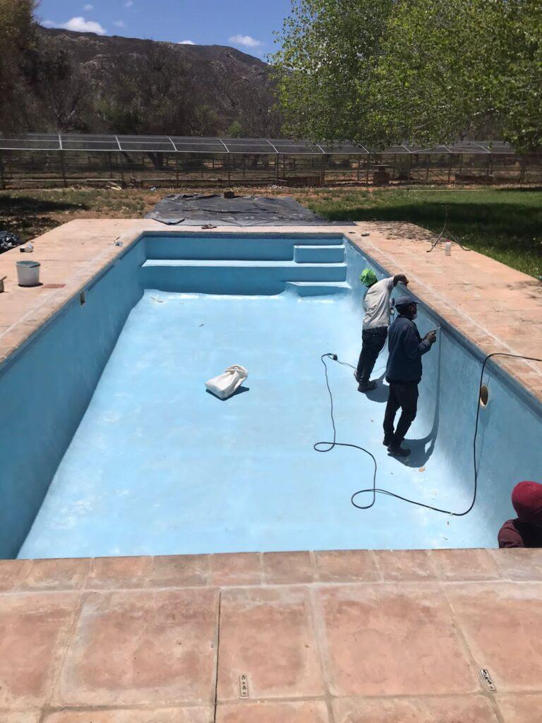 concrete pool installation in bergvliet